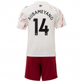 Maillot de Foot Arsenal Pierre-Emerick Aubameyang 14 Extérieur 2020-21 - Enfant